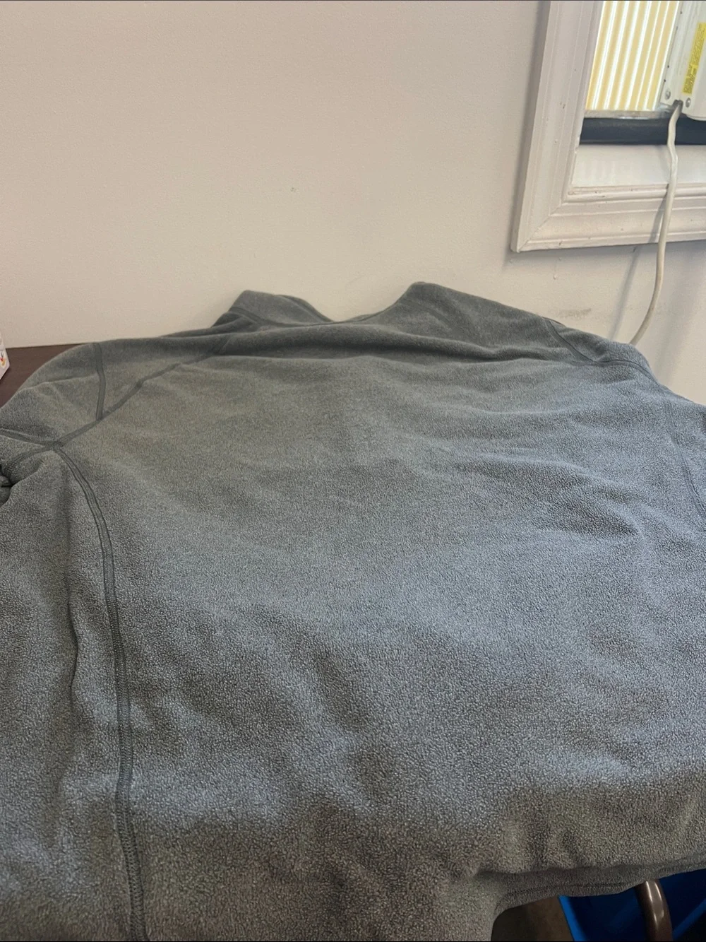 The North Face Men's Gray Half-Zip Fleece Pullover